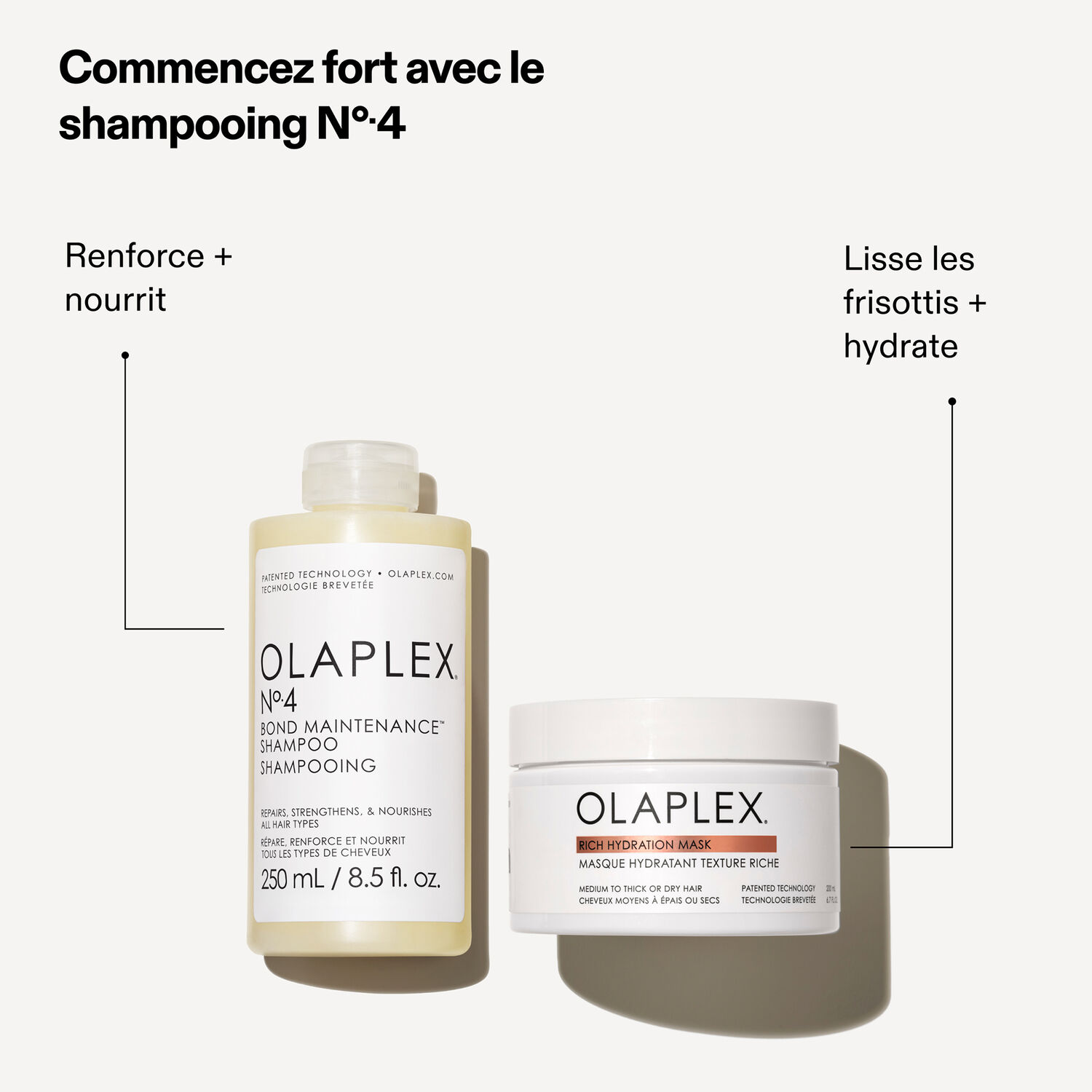 Masque Hydratant Texture Riche - Pour Cheveux Epais. Répare et Hydrate 200 ml