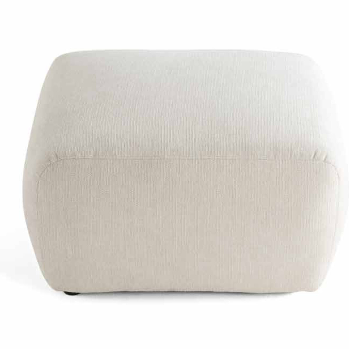 Sorrente - pouf - en tissu texturé - Beige