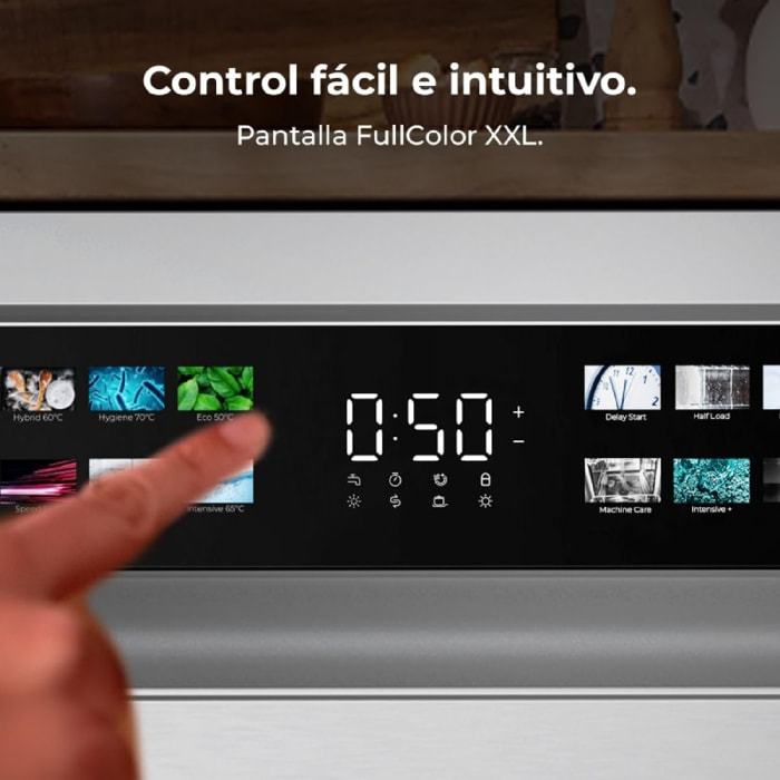 Cecotec Lavastoviglie 60 cm Bolero Aguazero 6210 Inox D