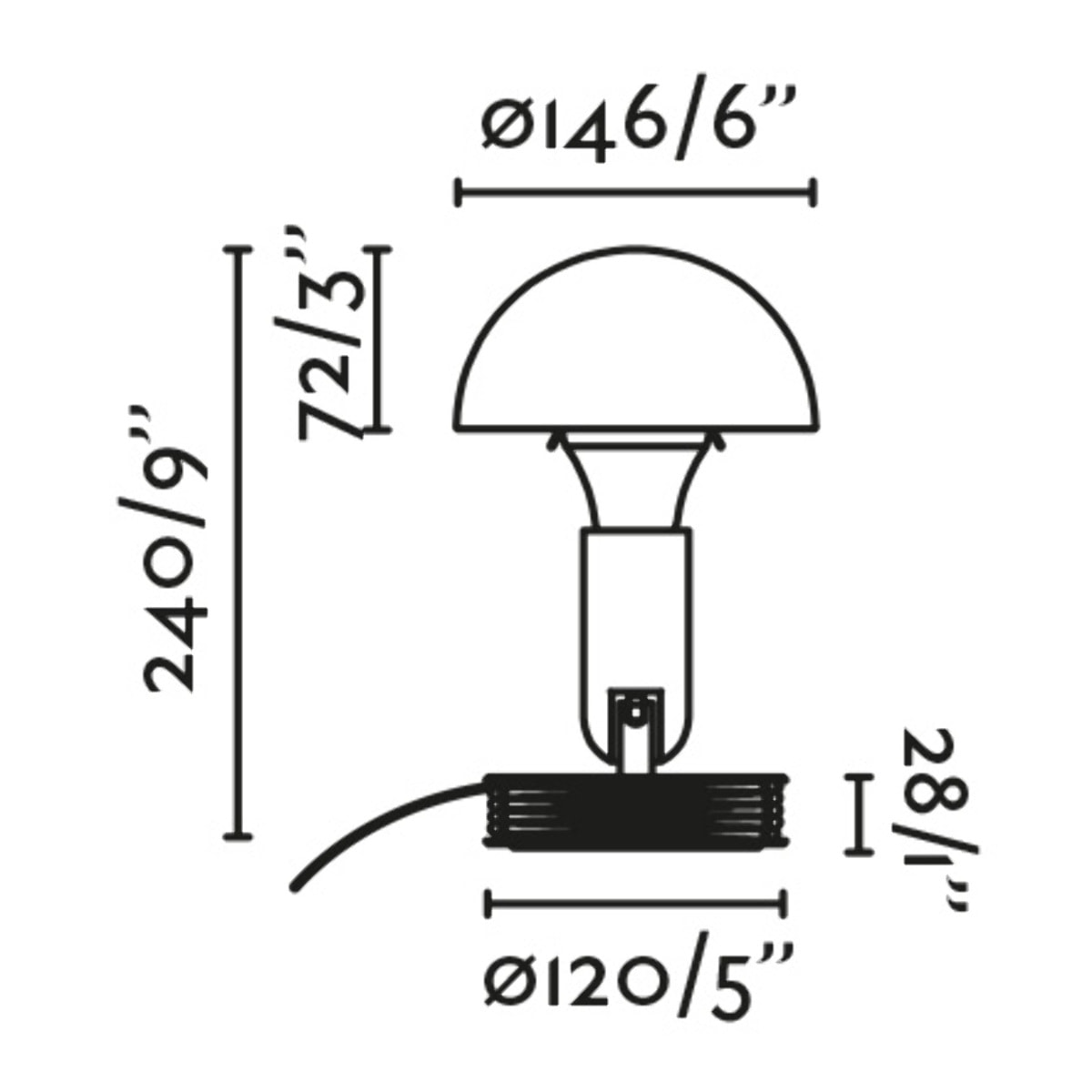 BELA Lampe de table pince bianca