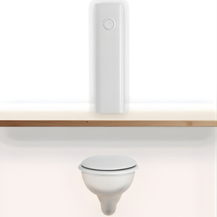 Pack WC suspendu GRIFFON 1950 Le Tube + bâti-support Béluga