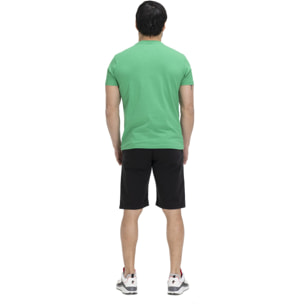 T-shirt in cotone da uomo a maniche corte Leone Basic