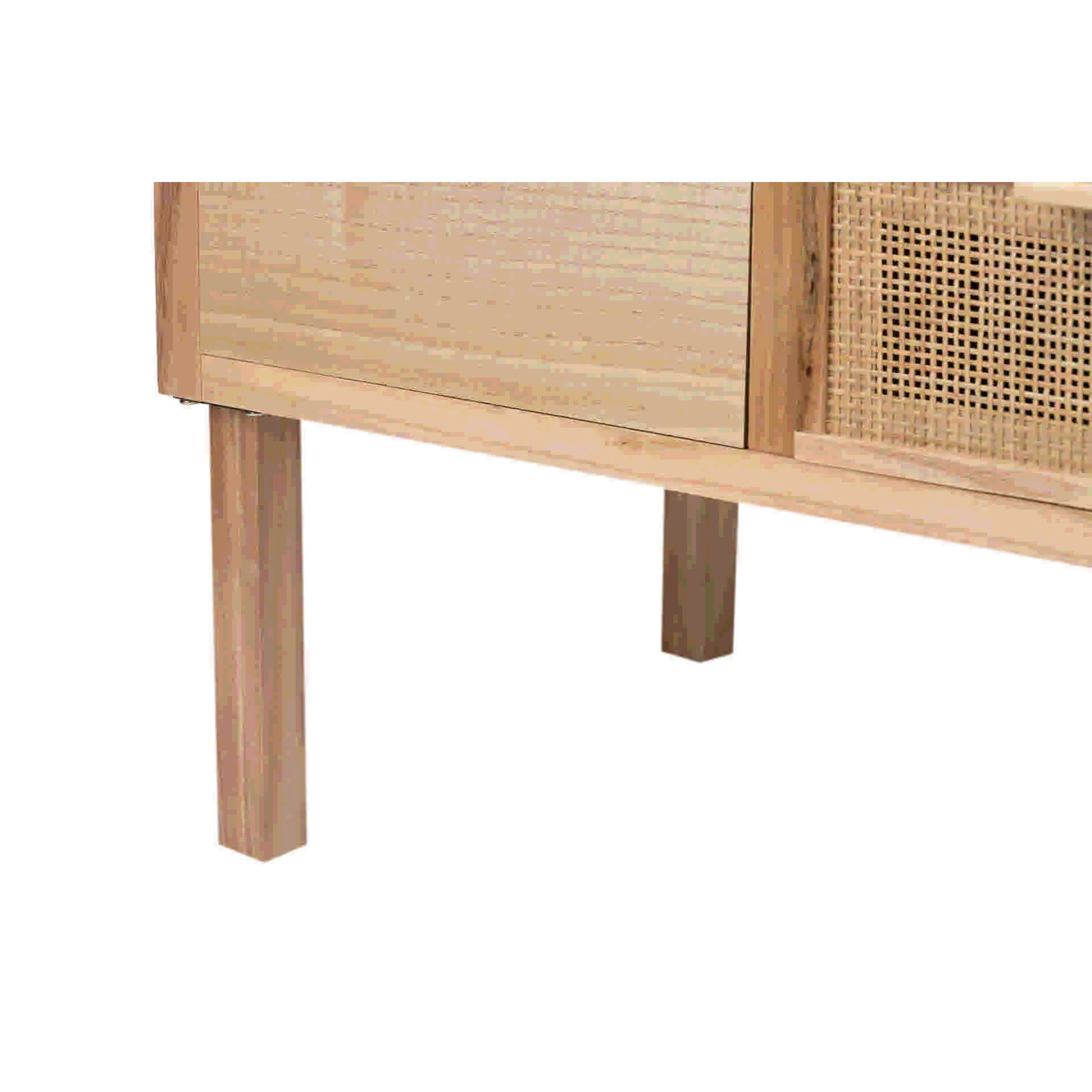 Mesa Centro Madera Natural 110x50x45 Cm