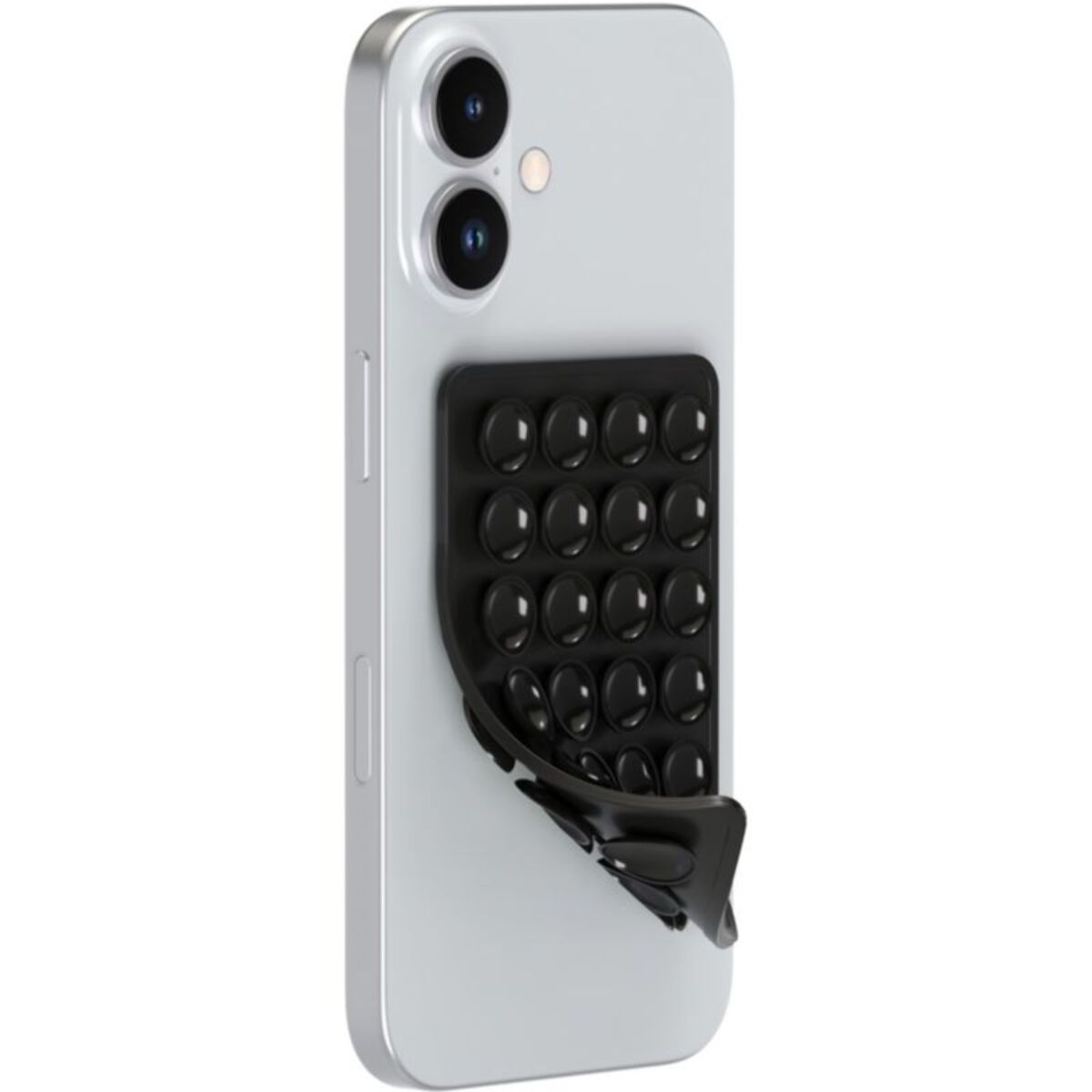 Support smartphone BBC x3 double-face ventousé noir/rose/gris