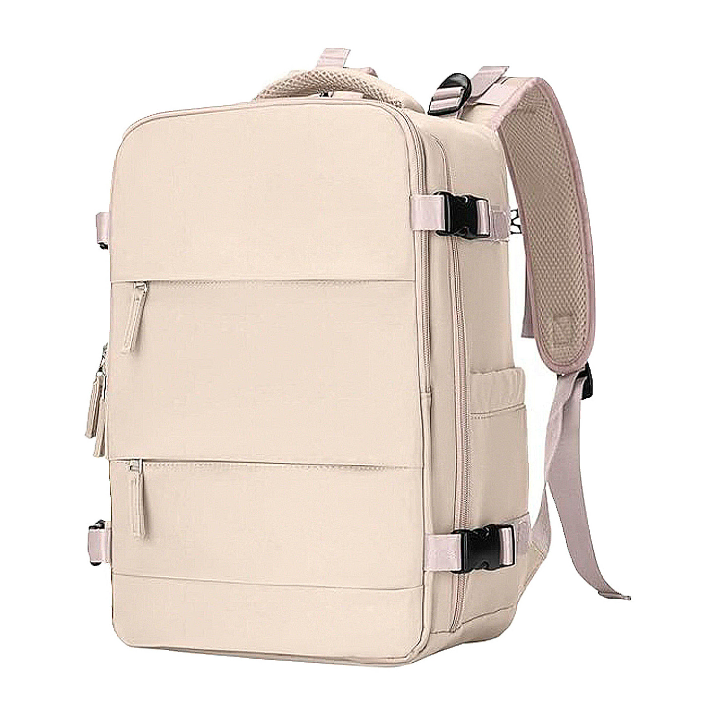 Zaino da cabina da viaggio di grande capacità con più scomparti (scarpe, abbigliamento, portatile).