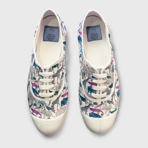 Tennis Bensimon X Blanc Cerise, imprimé Liberty of London©