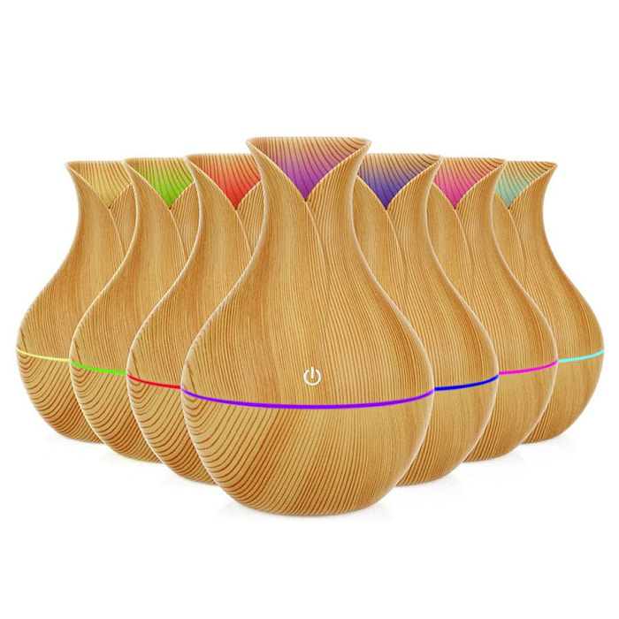 Umidificatore da 130ml con luci Led RGB.