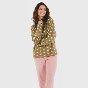 Pijama coral Estelle Rosa