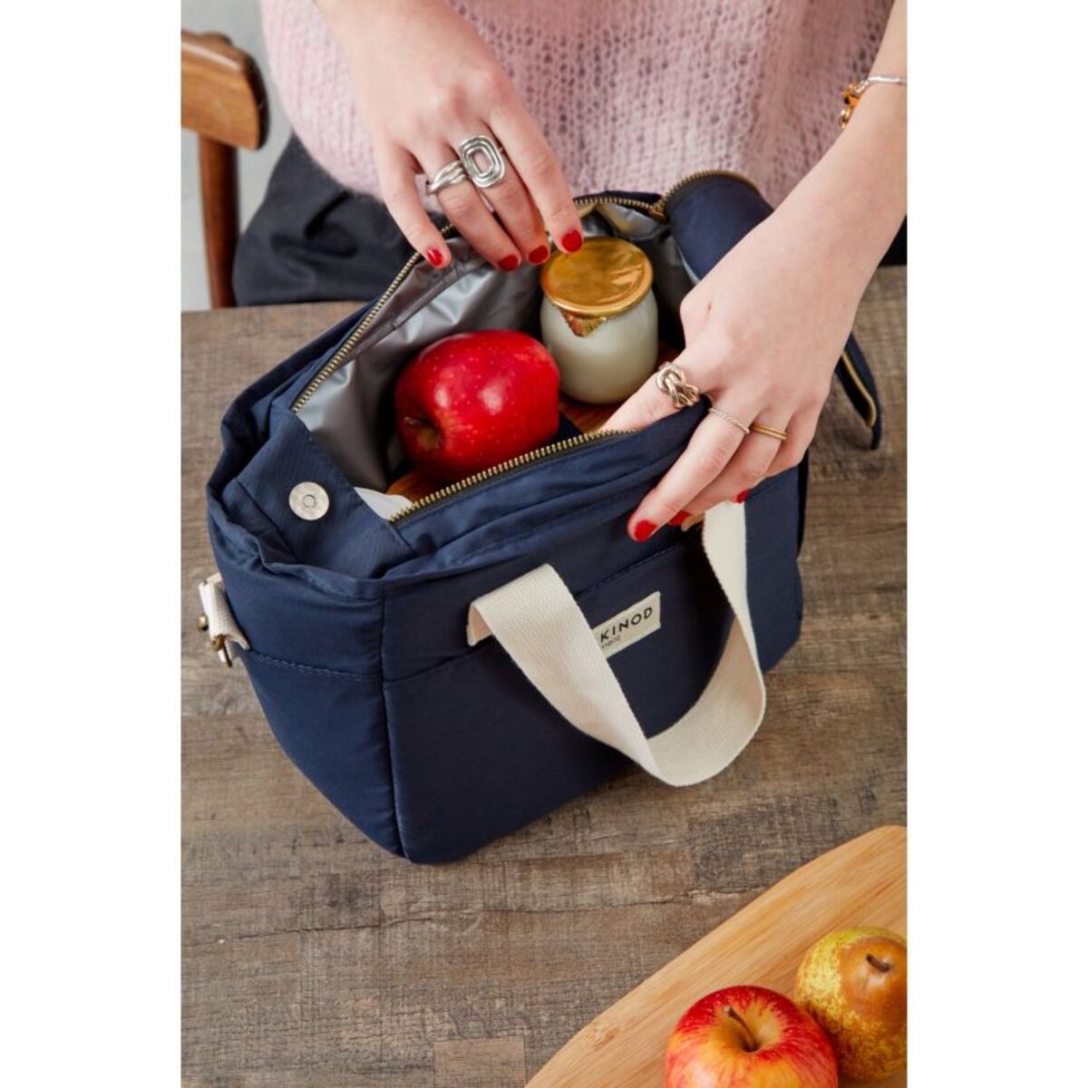 Lunch bag AKINOD 8h17 Bleu navy