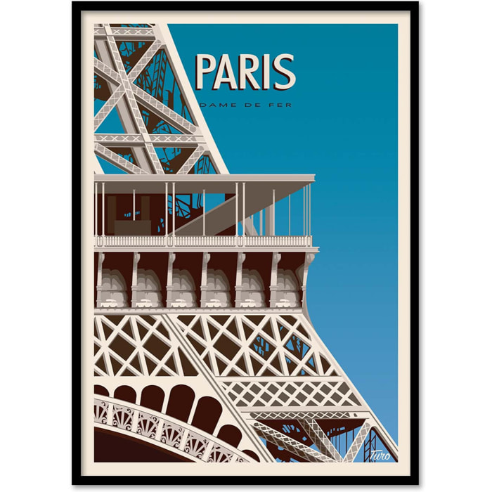Affiche - Paris - TuroMemoriesStudio