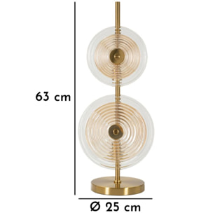LAMPADA DA TAVOLO VENICE CM Ø 25X63