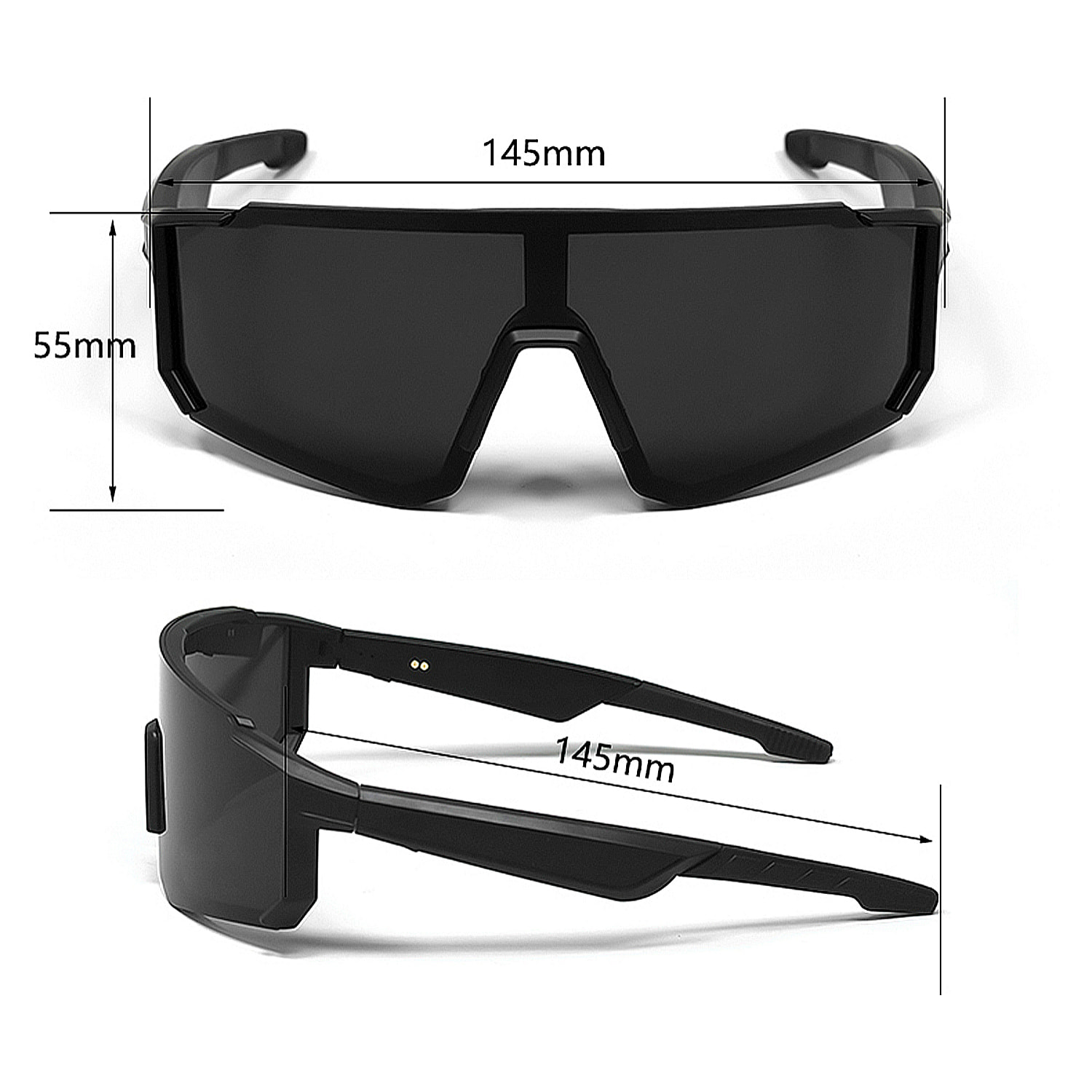 Occhiali sportivi intelligenti QY PRO 1. Assistente vocale intelligente, traduzione in tempo reale di oltre 100 lingue, controllo della musica/chiamate e lenti UV400.