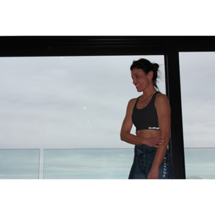 SUJETADOR DEPORTIVO SLIM PARA MUJER BLUEBALL EN NEGRO