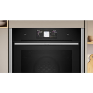 Four encastrable fonction vapeur NEFF B64FT33N0 N90 porte coulissante