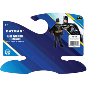 TOP Y MÁSCARA BATMAN NEGRO Y AMARILLO