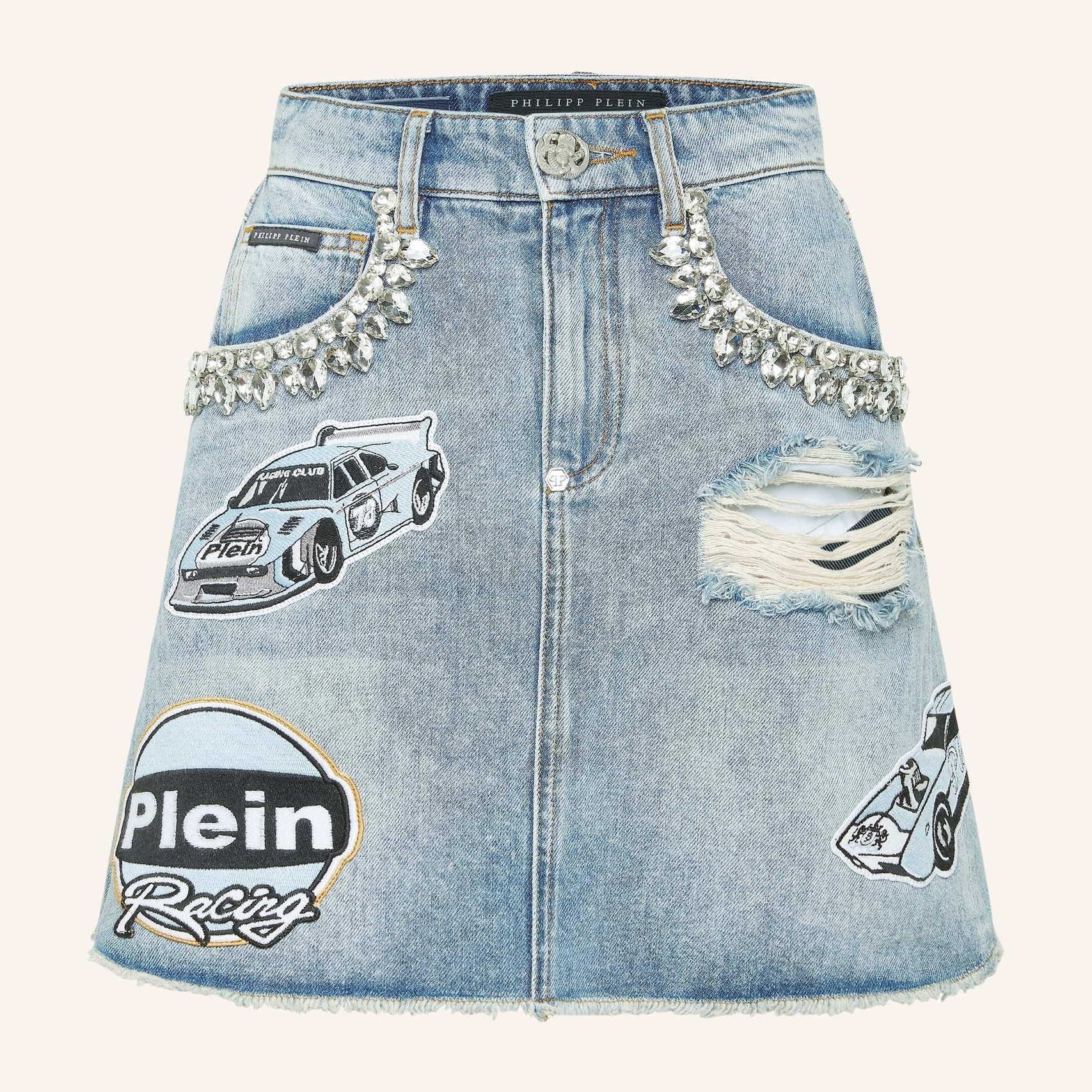 PHILIPP PLEIN Minifalda RACING