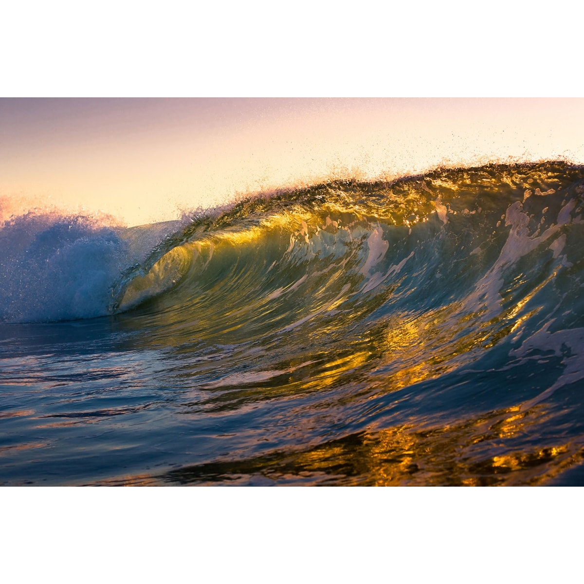 Tableau jolie coucher de soleil Tableau alu Dibond