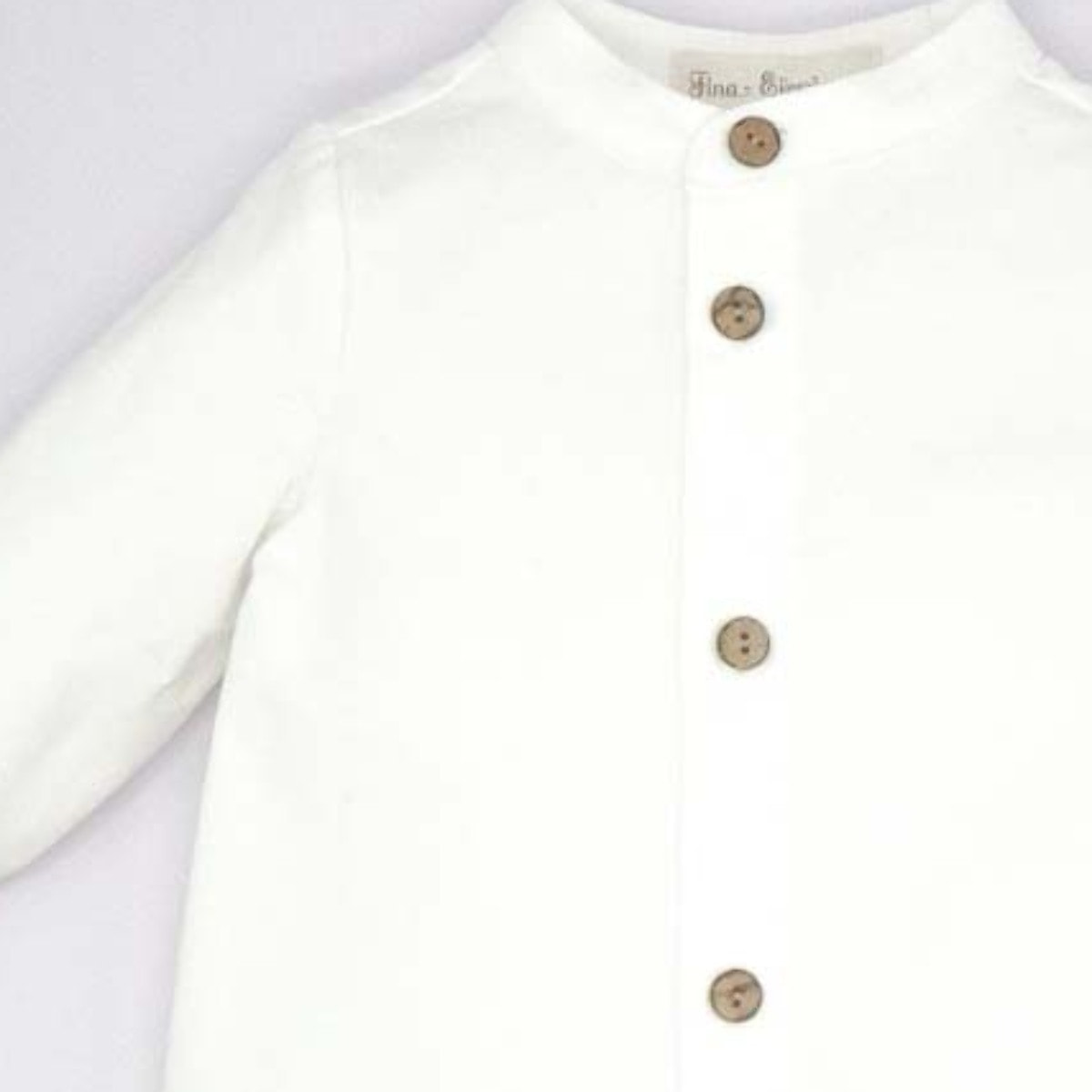 CAMISA CUELLO MAO MICROPANA BLANCA