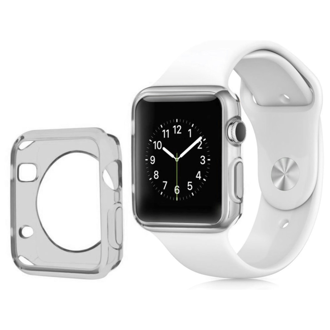 DAM APPLE WATCH CASSA IN SILICONE 38 MM 4x1x3 Cm. Grigio