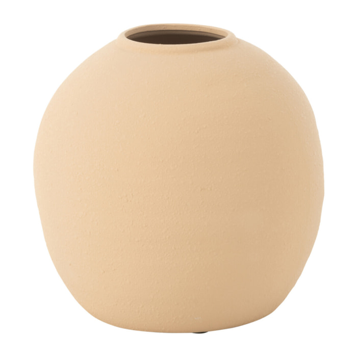 J-Line vase Cassia Rond - céramique - beige - small - Ø 29.5 cm