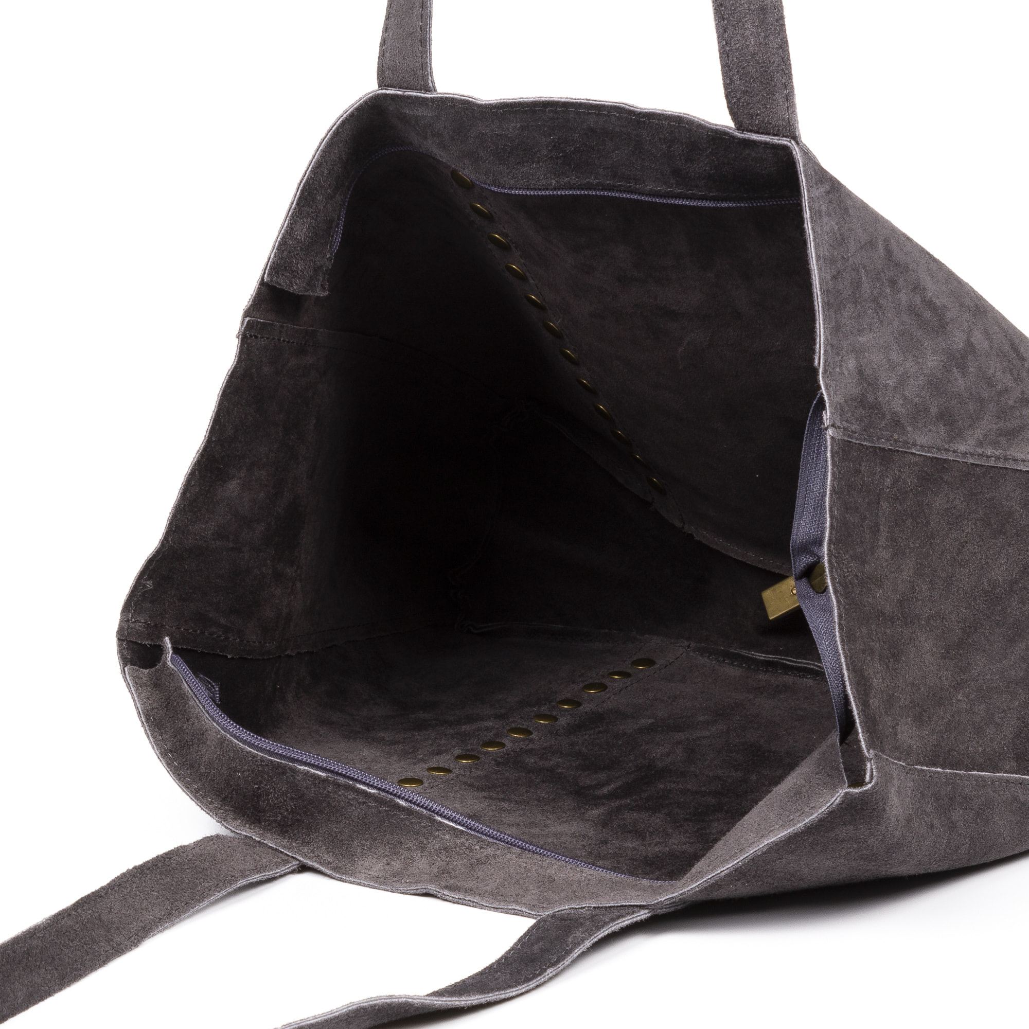 Alonte bolso de hombro mujer. Piel auténtica Gamuza.