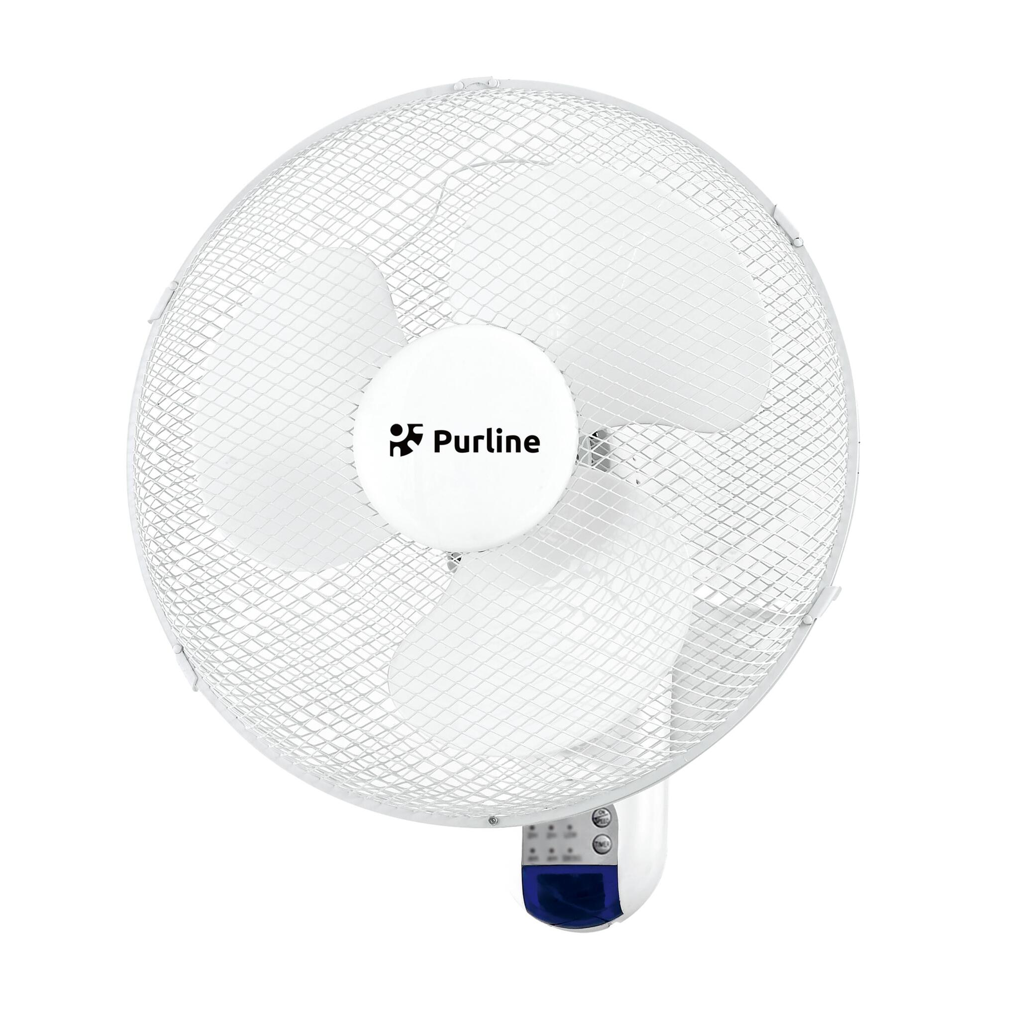 Ventilador de pared digital con mando VENTY ARGENTUM PURLINE