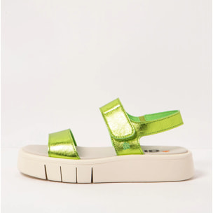 Sandalias 1854F METALIZADO PISTACHIO/ MALAGA color Pistachio