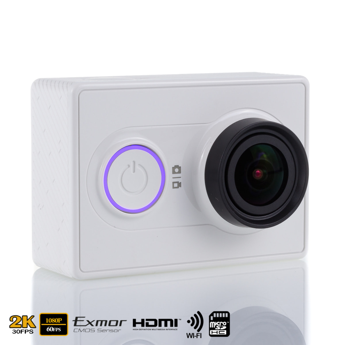 DAM XIAOMI WIFI TELECAMERA SPORTIVA 6x2x4 Cm. Colore bianco