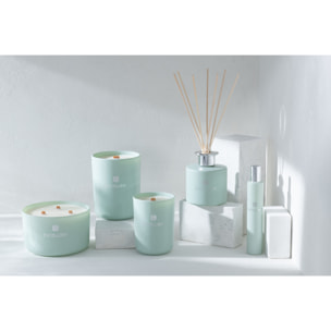 J-Line parfum de maison Excellent - Bergamot Wood - verre - vert menthe