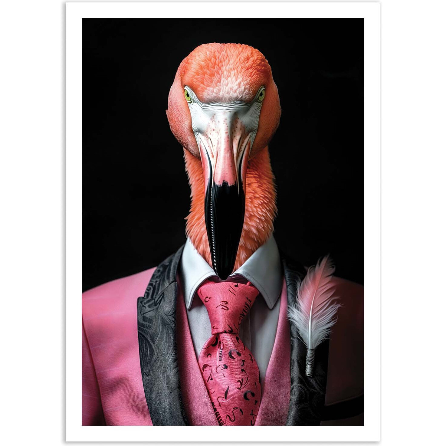 Affiche - Flamingo Wild Suits - Philippe Hugonnard