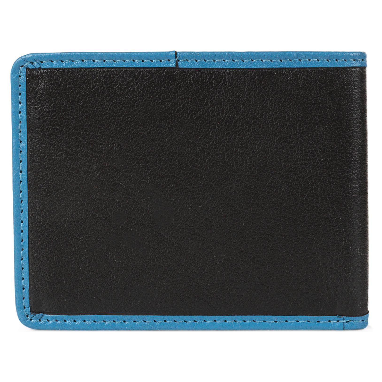 Cartera Hombre Piel Lois Davis Negro-Azul