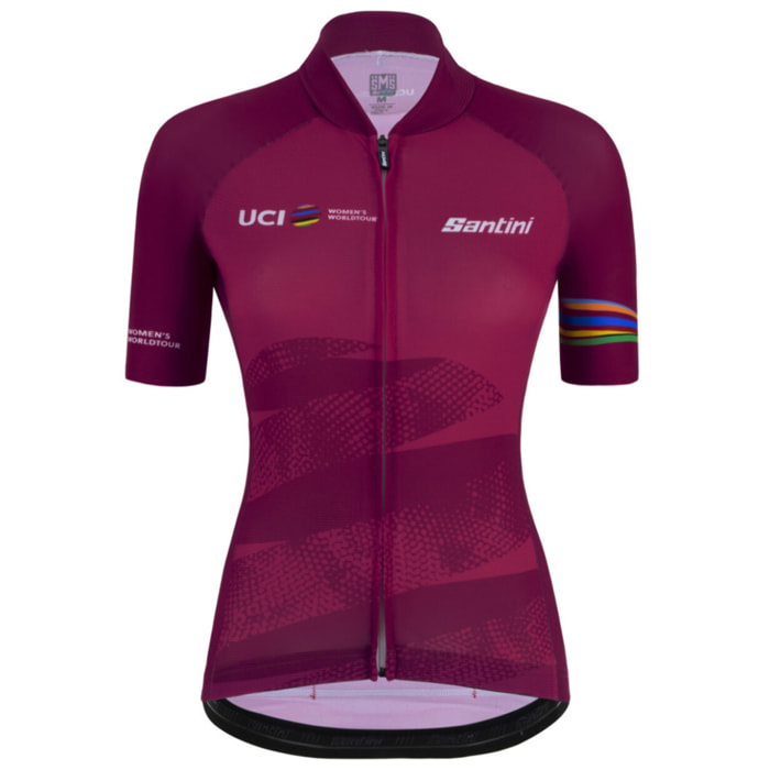Maglia Women'S World Tour Eco - Uci Official - Ciclamino - Donna