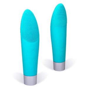 Spazzola elettrica in silicone per la pulizia del viso, massaggiatore e rasoio per zone delicate.