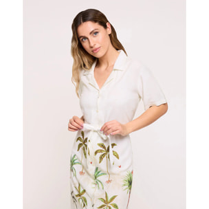 Vestido Midi Beige Claro - Visams