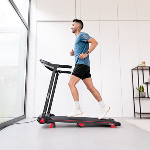 Cinta de correr plegable hasta 14km/h inclinación manual 1500W