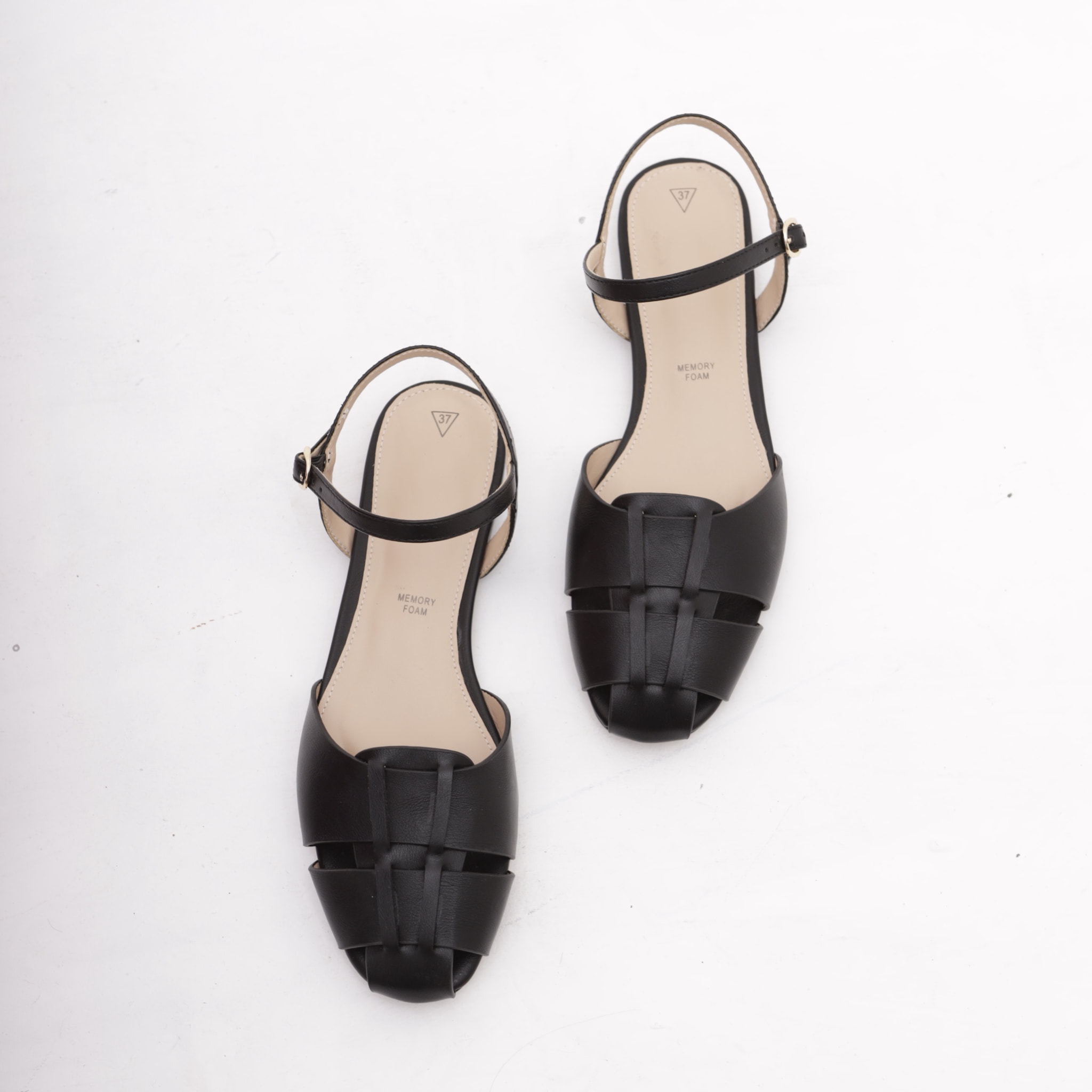 DECOLLETE' PIXIE FLAT CHOCOLA' NERO