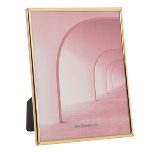 J-Line cadre photo Tracy - acier - or brillant - large