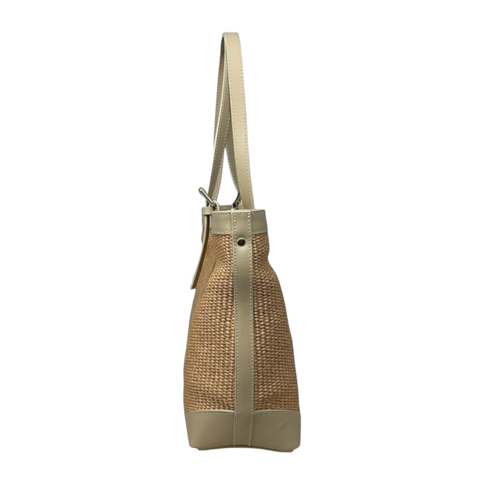 Bolso de hombro Cheval Firenze Cannes Beige