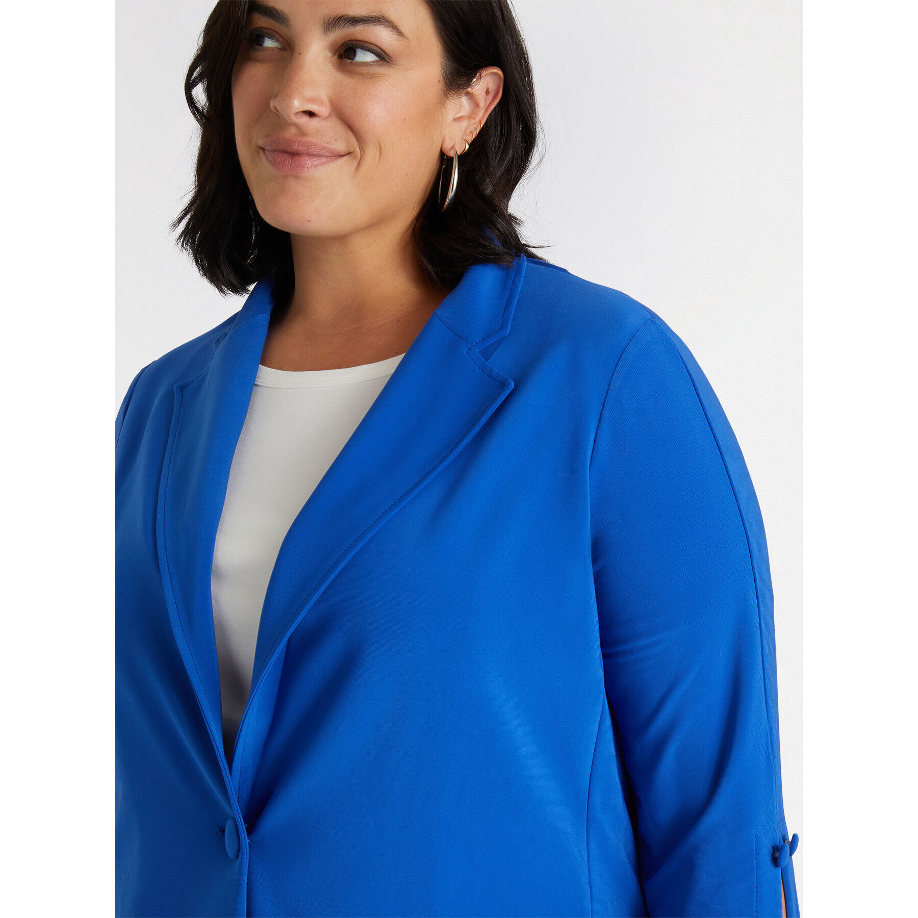 Fiorella Rubino - Blazer in jersey - Bluette