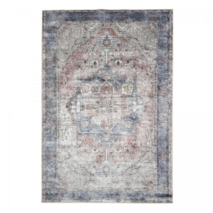 Tapis salon kilim motif oriental, ORIA, tissée et chaleureuse