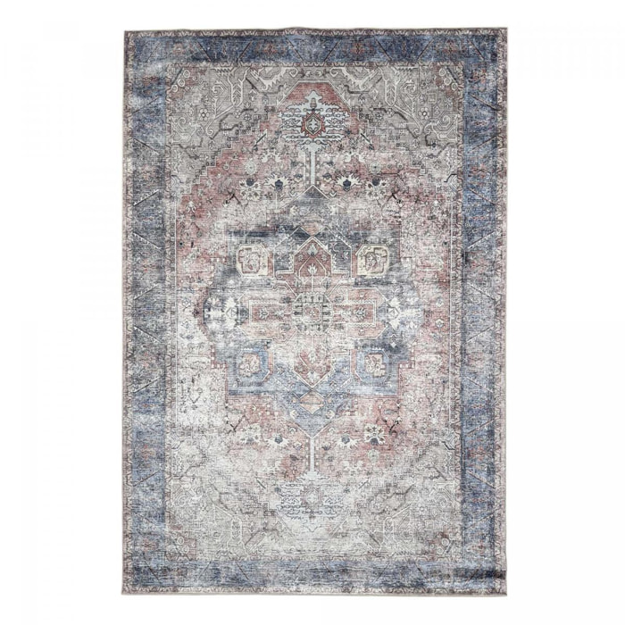Tapis salon kilim motif oriental, ORIA, tissée et chaleureuse