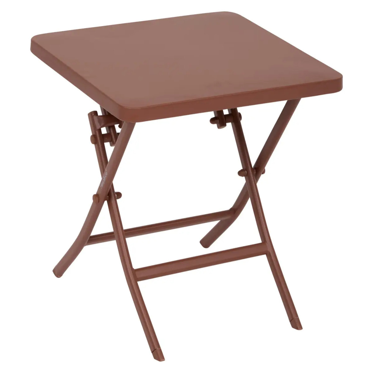 Table d'appoint de jardin Greensboro 40x40cm acajou