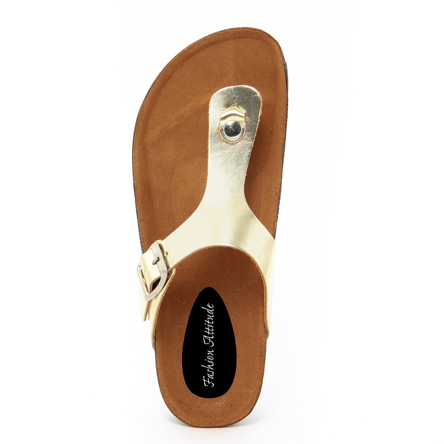 Sandalo flat Donna colore Dorato