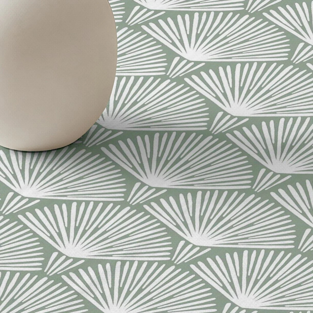 Nappe ronde en résine anti-taches ASENA 4