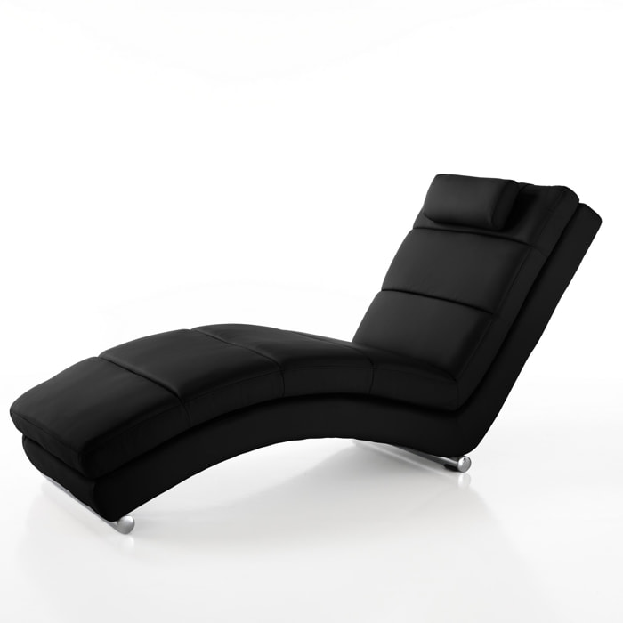 Oresteluchetta chaise longue COLORADO BLACK Nero