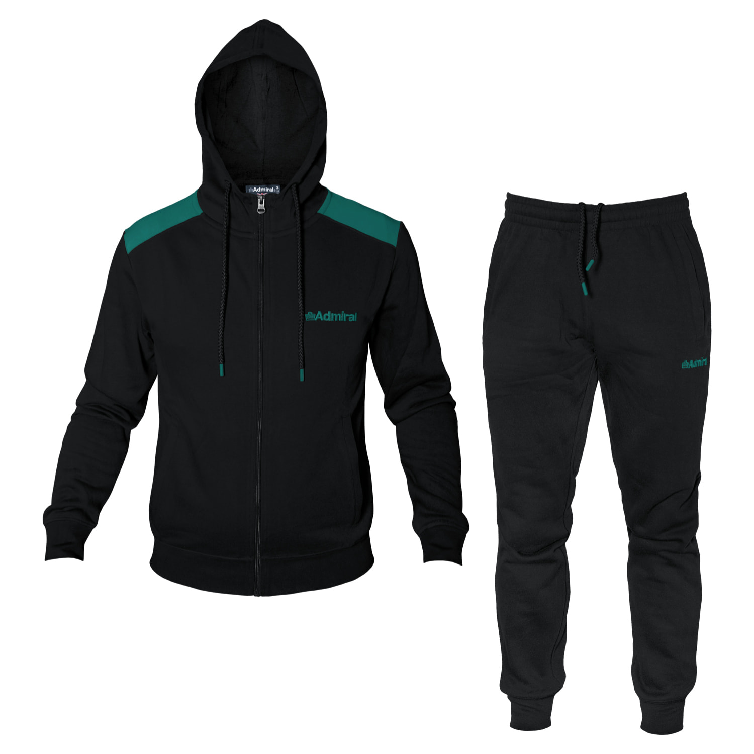 Tuta Uomo ADMIRAL Cotone Felpato Zip Cappuccio