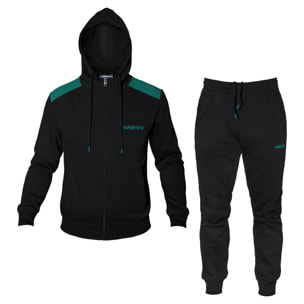 Tuta Uomo ADMIRAL Cotone Felpato Zip Cappuccio