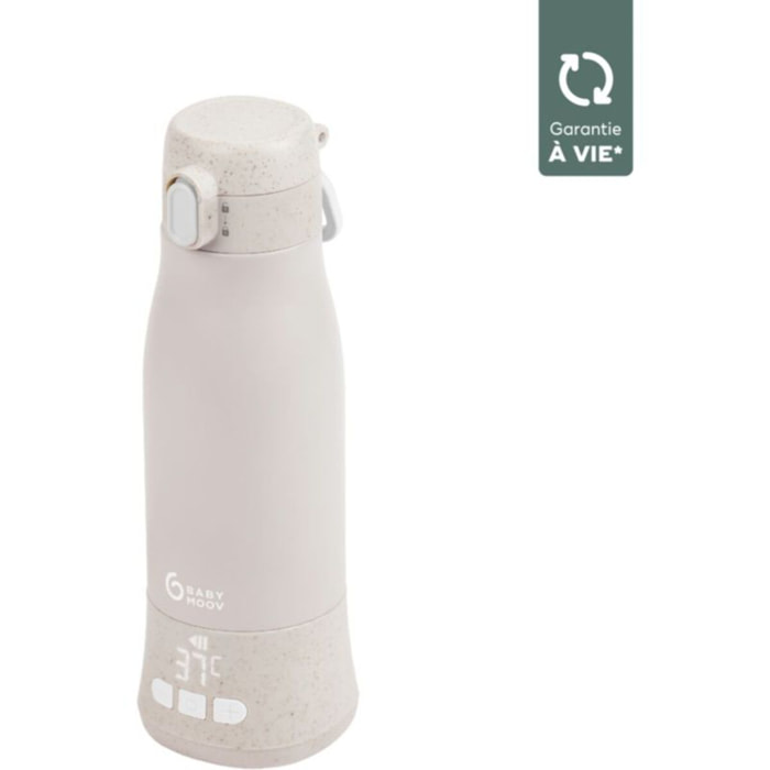 Chauffe biberon BABYMOOV Nomade Moov & Feed - Mineral Beige