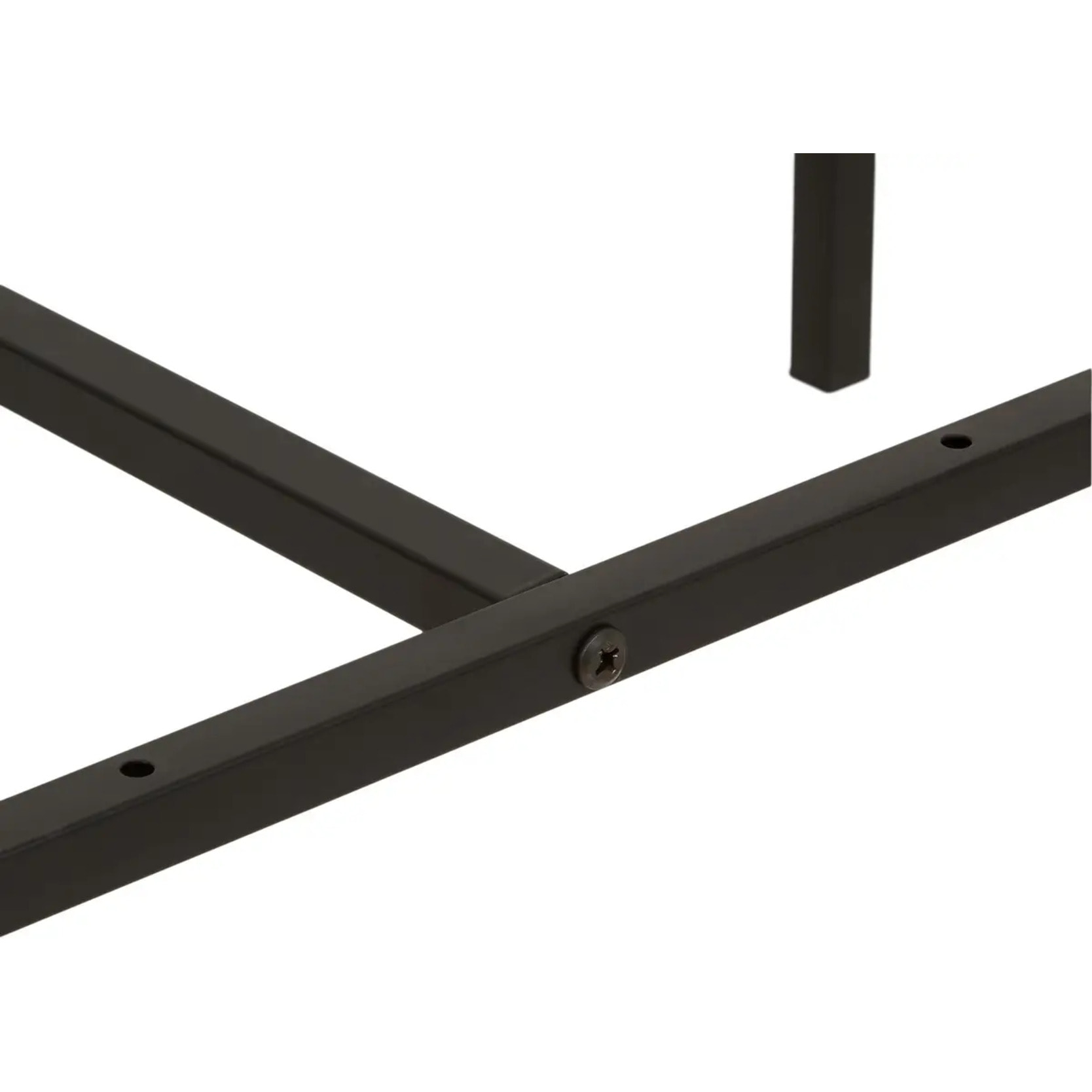 Pieds étagère métal 67x29cm "Mix N' Modul" noir