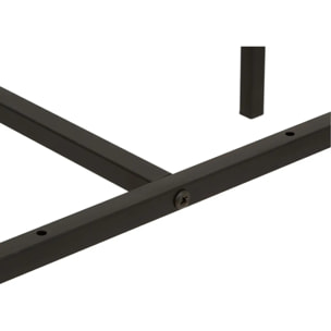 Pieds étagère métal 67x29cm "Mix N' Modul" noir